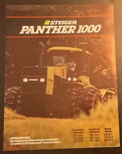 Steiger Panther 1000 Tractor Brochure 289/882/35-1. Caterpillar; Cummins Powered