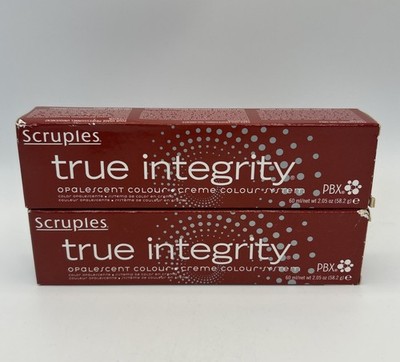 2x scruples true integrity opalescent color creme color 9NA Neutral Ash Worn Box