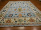 Turkish Oushak Rug, Modern Multicolored Handmade Bohemian Rug 9x12 Ft — photo 1