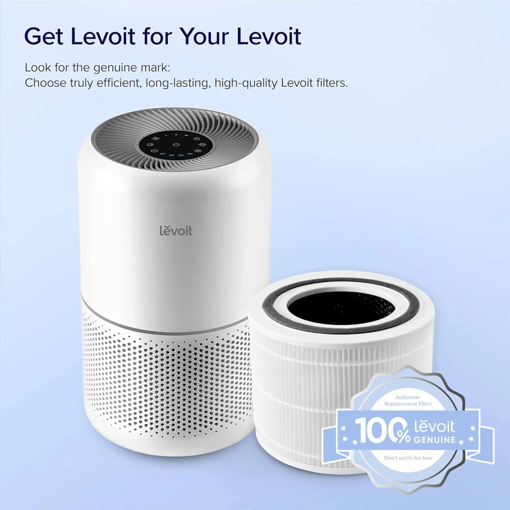 HEPA Carbon Air Purifier Filter for Smoke Odor Pollen 1 Pack