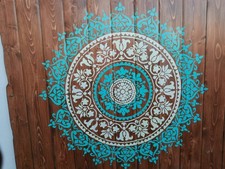 Mandala Stencil - Prosperity - Large Mandala Stencils for Walls and Floors - DIY