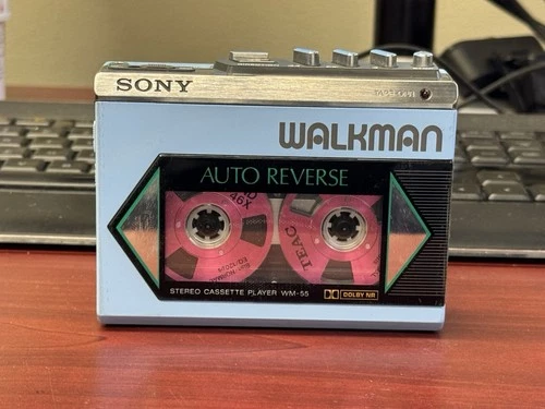Vintage Sony WM-55 Walkman Cassette Player Working Japan