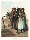 Hanover Amt Gifhorn costume costumes lithograph Kretschmer 1890