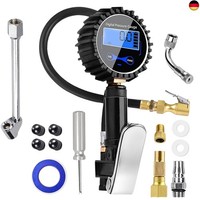 LuftdruckprüFer ReifenfüLler Set, 200 PSI Digitaler Reifendruckmesser, M