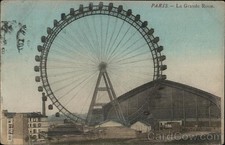 Paris, France La Grande Roue. 1911 Original Vintage Postcard
