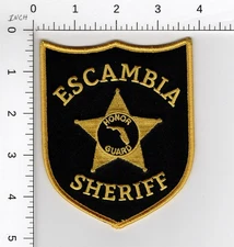 HONOR GUARD ESCAMBIA COUNTY SHERIFF FLORIDA COLLECTIBLE POLICE EMBROIDERED PATCH