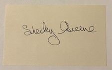 Shecky Greene Autograph on 3 x 5 index card