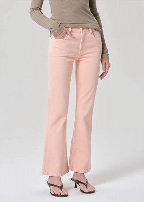 Citizens Of Humanity Goldie Kick Flare Jeans Melon Creme