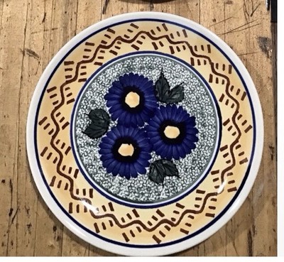1 Vtg. BOLESLAWIEC POLISH POTTERY 7.5'' BREAKFAST OR DESSERT PLATES Display