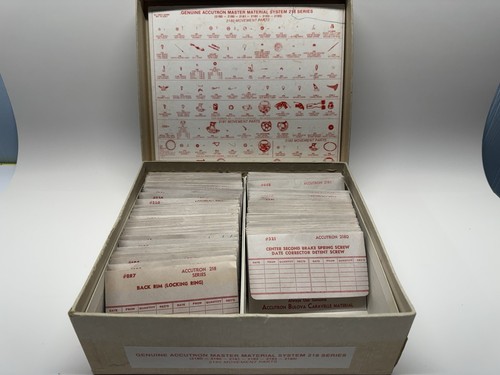 Original Accutron 218 Parts - Box 1 - Picture 1 of 6