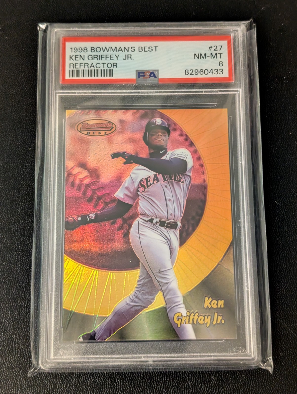 Ken Griffey Jr. 1998 Bowman's Best Refractor #065 /400 SSP Seattle Mariners #27