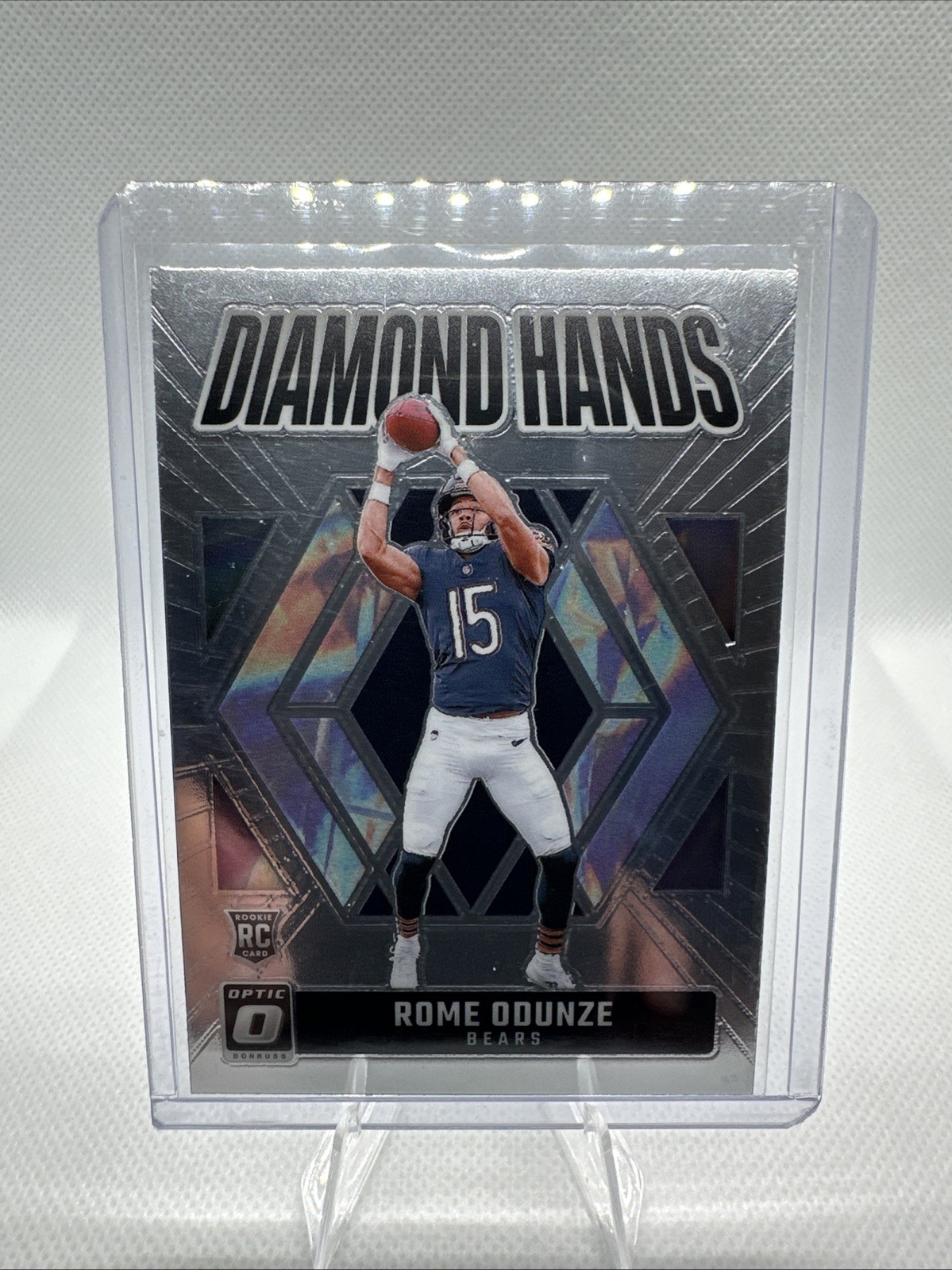 2024 Panini Donruss Optic - Diamond Hands - Rome Odunze #1 (RC)
