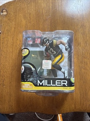 McFarlane NFL Series 27 Heath Miller Debut Steelers Collectible Black Jersey