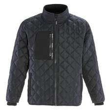 RefrigiWear Men's EnduraQuilt Diamond Quilted Puffer Jacket - Insulated Cold