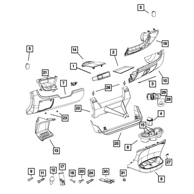 7BV15DX9AA Mopar Screw for Ram ProMaster 2500 3500 2021