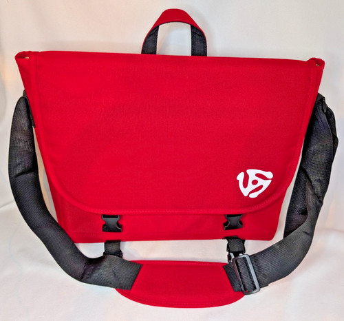 HPB LP Carrying Case Messenger Bag Padded Shoulder Strap Vinyl Record Albums