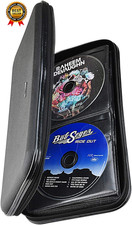 CD Case 72 Capacity Heavy Duty Wallet DVD Holder for Car Hard Shell Sturdy...