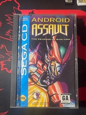 Android Assault: The Revenge of Bari-Arm Sega CD 1994 Complete 
