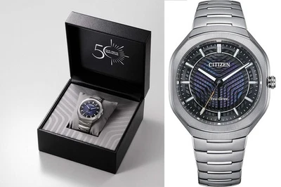 Citizen Ø39.6 Eco-Drive FOTÓN BJ6560-53W Super Titanio 50 Aniversario Límite - Imagen 1 de 4