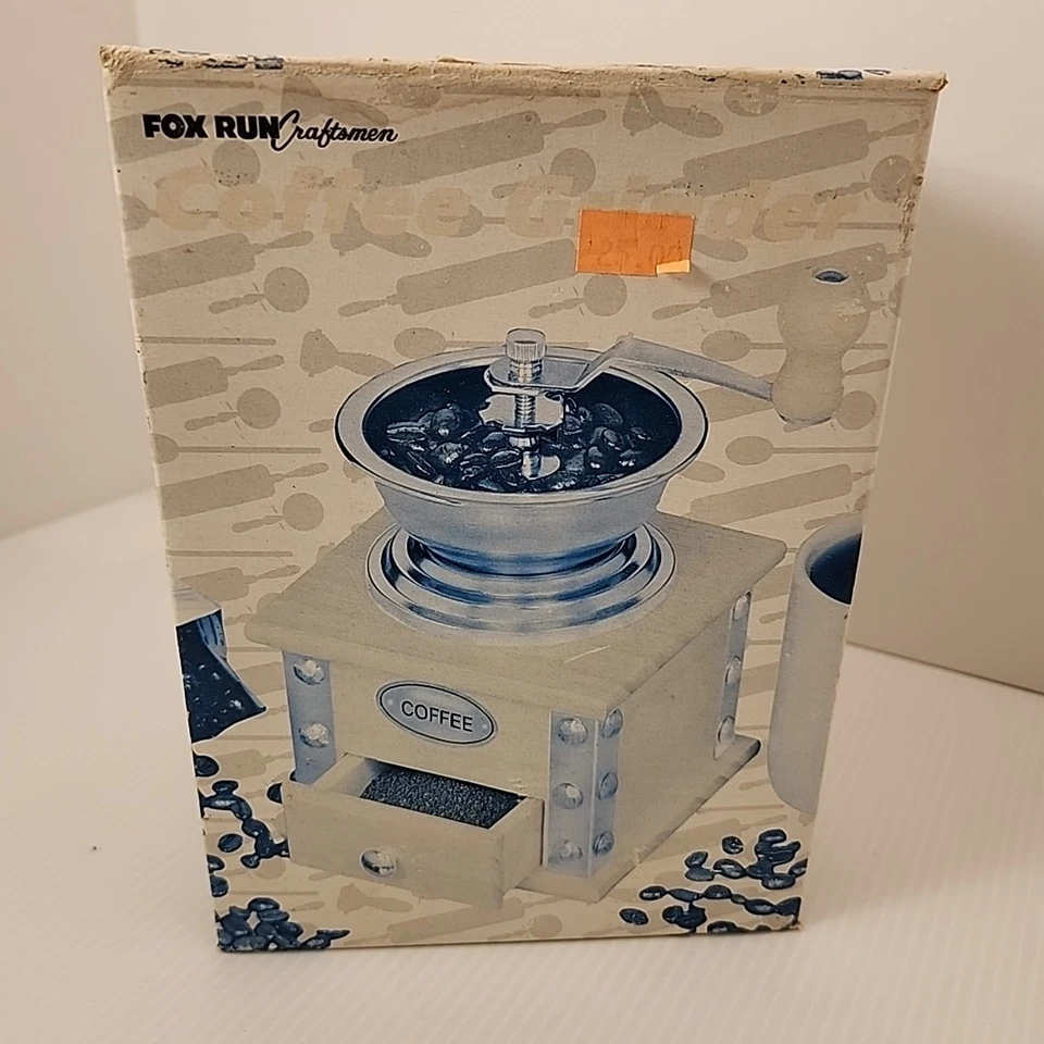 Molinillo de café tradicional de Fox Run Craftmen Nuevo de Lote Antiguo Foto 4 de 4
