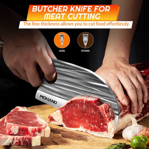 Kitchen Knife Set Japanese Damascus Pattern Chef Knives Stainless Steel Cleaver - Picture 41 of 65
