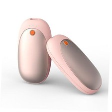 Hand Warmers Rechargeable, AI Electric handwarmers 2 Pack, 6000mAh pink