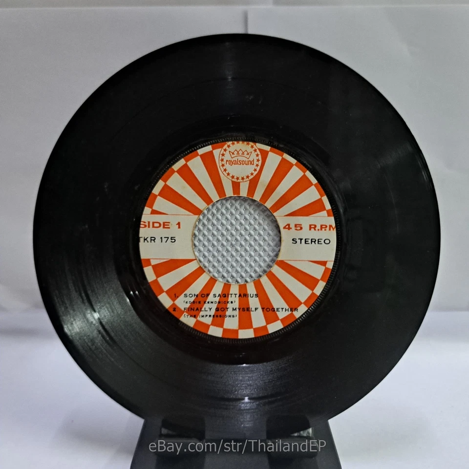 EDDIE KENDRICKS /THE IMPRESSIONS /GLADYS KNIGHT AND THE PIPS /O'JAYS THAI EP 7" - Image 3 of 4