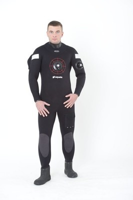 Trockentauchanzug 6mm Neopren Beintasche Rücken-RV Trocki NEU aquata Mod. ZERO