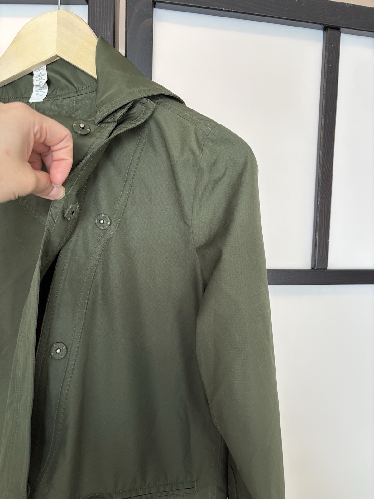 Under Armour Windbreaker Snap Button ColdGear Gre… - image 8