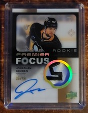 2023-24 Upper Deck Premier - Rookies Jonathan Gruden #128 Jersey 35/49