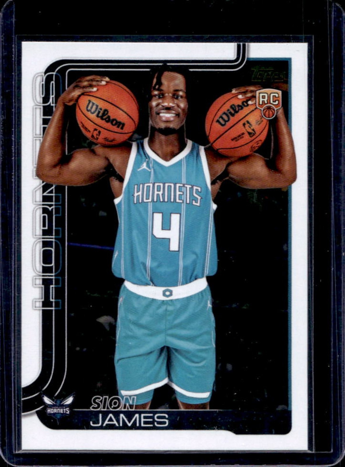 2025-26 Topps Sion James Golden Mirror Image Variation SSP RC #233 Hornets