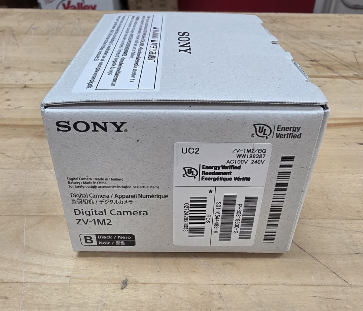 Sony ZV1 II M2 4K 20.1MP Digital Camera - Black (ZV1M2/B) for sale