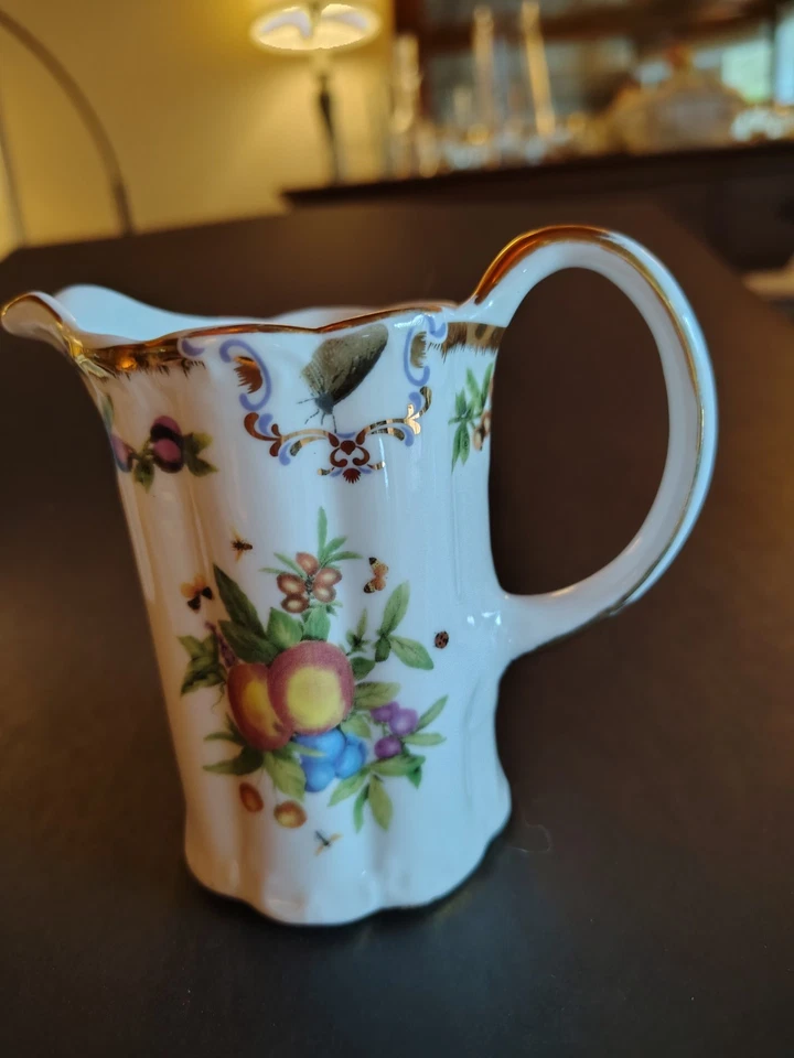 Crema y azucarero I Godinger de porcelana Highland con tapa, 4 pulgadas de alto Foto 2 de 4