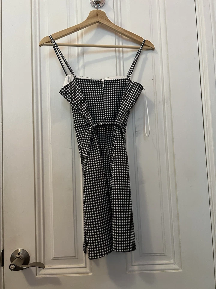 Vestido French Connection fcuk estampado a cuadros talla s UK 4 Foto 4 de 4