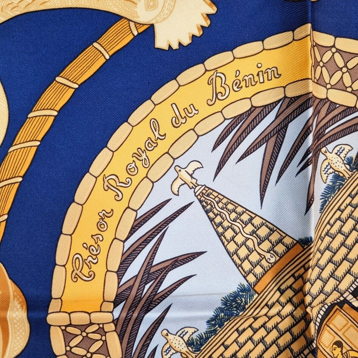 RARE VINTAGE HERMES Silk Scarf 