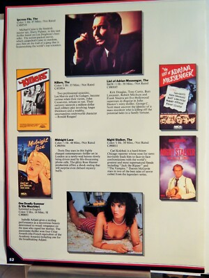 ONE DEADLY SUMMER / GAMBIT / KILLERS / MIDNIGHT L (1990S VIDEO DEALER BROCHURE) 