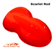Scarlet Red Basecoat + Reducer Quart (Basecoat Only) Motorcycle Auto Paint