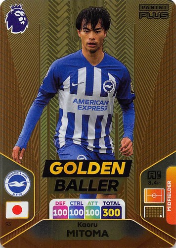 Panini premier adrenalyn xl Plus 2024 2023/24 Ultimate Golden baller limited - Picture 9 of 40