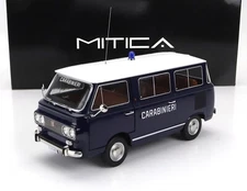 Mitica-Diecast 1/18 Fiat 850 Familiare Carabinieri 1970 Blue White 201014-D