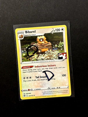 SWIRL 1x Bibarel Cosmos Holo Pokemon Prize Pack NM  121/172 FAST SHIP D