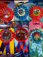 Disney Award Ribbon / Badge - Birthday Party Rosette TOY STORY PRINCESS BLAZE