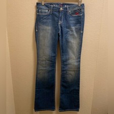 People’s Liberation Blue Bootcut Jeans Size 28 New Without Tag Made In USA