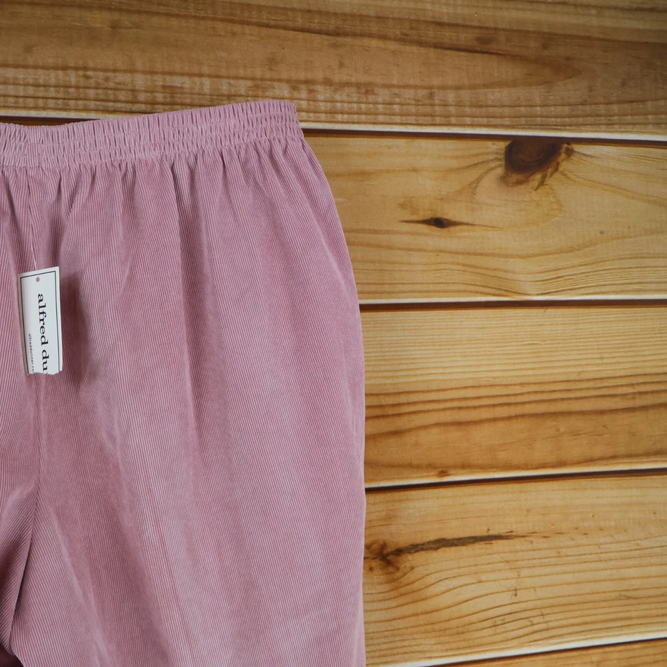 Alfred Dunner Pants Womens Size 18 Pink Stretch Waist Classic Fit Easy Care NEW - Image 4 of 4