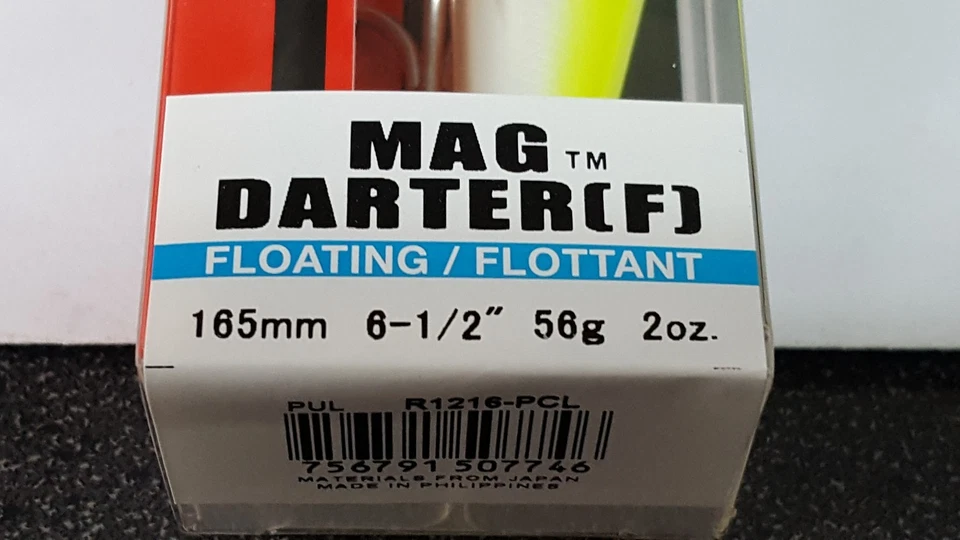 1 Señuelos Yo-Zuri NUEVO Mag Darter PEARL LIME R1216-PCL 2oz. 6 1/2" ENVÍO GRATUITO Foto 3 de 4