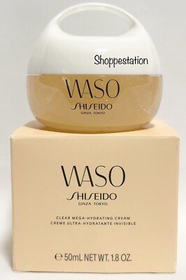 Shiseido Waso Clear Mega Hydrating Cream Full Size 1.8oz/  50ml New In Box