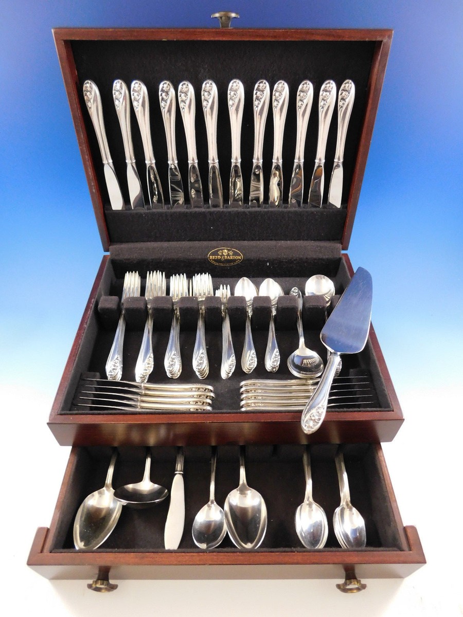 Lily of the Valley by Gorham Sterling Silver Flatware Set 12