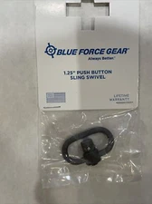Blue Force Gear Push Button QD Sling Swivel 1.25" Loop P-PB-125 NEW