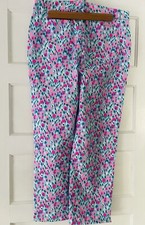 Lilly Pulitzer Divia Stretch Pant Hottie Dottie Size 12 NWT