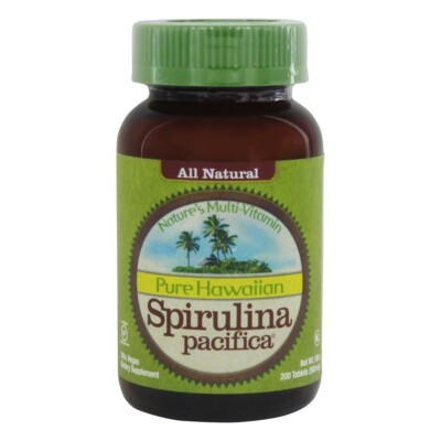 Nutrex Hawaii Pure Hawaiian Spirulina Pacifica Powder 500 mg,200 Tablets