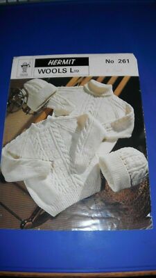 Einsiedler Kinder Pullover & Mütze Strickmuster 261